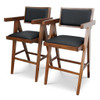 Athena - Counter Chair - Black / Brown Athena - Counter Chair - Black / Brown