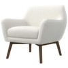 Panom - Lounge Chair - Brown / White Panom - Lounge Chair - Brown / White