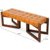 Riley - Bench - Brown / Rustic / Tan Riley - Bench - Brown / Rustic / Tan