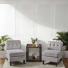 Upholstered Modern Accent Comfy Chair