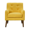 Ryder - Mid Century Modern Woven Fabric Tufted Armchair Ryder - Mid Century Modern Woven Fabric Tufted Armchair