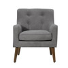 Ryder - Mid Century Modern Woven Fabric Tufted Armchair