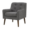 Ryder - Mid Century Modern Woven Fabric Tufted Armchair Ryder - Mid Century Modern Woven Fabric Tufted Armchair
