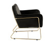Keira - Velvet Accent Chair With Metal Base Keira - Velvet Accent Chair With Metal Base
