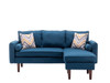 Mia - Sectional Sofa Chaise With USB Charger And Pillows Mia - Sectional Sofa Chaise With USB Charger And Pillows