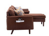 Mia - Sectional Sofa Chaise With USB Charger And Pillows Mia - Sectional Sofa Chaise With USB Charger And Pillows