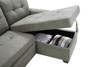 Lucca - Linen Reversible Sleeper Sectional Sofa With Storage Chaise