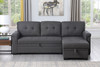 Lucca - Linen Reversible Sleeper Sectional Sofa With Storage Chaise Lucca - Linen Reversible Sleeper Sectional Sofa With Storage Chaise