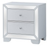 Nightstand Contemporary - Silver Champagne