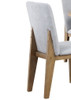 Delphine - Linen Fabric 19" Dining Chair (Set of 2) - Gray