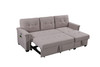 Nathan - Reversible Sleeper Sectional Sofa With Storage Chaise, USB Charging Ports And Pocket Nathan - Reversible Sleeper Sectional Sofa With Storage Chaise, USB Charging Ports And Pocket