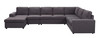 Tifton - Linen 7 Seat Reversible Modular Sectional Sofa Chaise