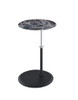 Orbit - 15.5" End Table With Height Adjustable Marble Textured Top