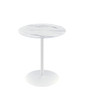 Circa - 17.5" End Table With Marble Textured Top