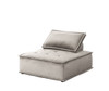 Anna - Velvet Armless Lounge Chair