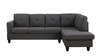 Santiago - Linen Sectional Sofa With Right Facing Chaise
