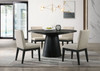 Jasper - Wide Contemporary Round Dining Table Set Jasper - Wide Contemporary Round Dining Table Set