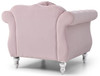 Chic Transitional Flared Arm Chair