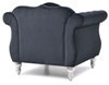 Chic Transitional Flared Arm Chair