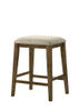 Sasha - 17" Counter Height Stool With Upholstered Seat Sasha - 17" Counter Height Stool With Upholstered Seat