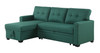 Upholstered Pull Out Sectional Sofa With Chaise