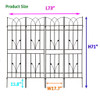 Metal Garden Trellis Rustproof For Climbing Plants Outdoor Flower Support