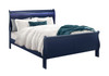 Charlston - Modern Sleigh Design Bed With LED