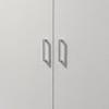 Alara - Height Simplistic Modern Double Door Storage Cabinet - White