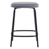 Modern Simple Counter Stool With Upholstered Seat (Set of 2) Modern Simple Counter Stool With Upholstered Seat (Set of 2)