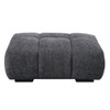 Chosen - Chenille Ottoman - Gray Chosen - Chenille Ottoman - Gray