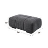 Chosen - Chenille Ottoman - Gray Chosen - Chenille Ottoman - Gray