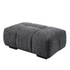 Chosen - Chenille Ottoman - Gray Chosen - Chenille Ottoman - Gray