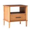 Transitional Solid Wood Spindle Nightstand Transitional Solid Wood Spindle Nightstand