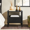 Transitional Solid Wood Spindle Nightstand Transitional Solid Wood Spindle Nightstand