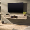 Modern Rattan Door Floating TV Stand For TVs Up To 65" Modern Rattan Door Floating TV Stand For TVs Up To 65"