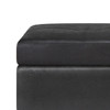 Oregon - Storage Ottoman Bench With Tray - Distressed Black Oregon - Storage Ottoman Bench With Tray - Distressed Black