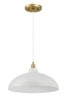 Astral - Single Light Pendant Lamp For Entrance Kitchen Island - Gold / White