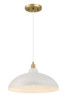 Astral - Single Light Pendant Lamp For Entrance Kitchen Island - Gold / White