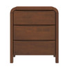 Lionel - Mid-Century Modern Nightstand 3 Drawer Bed Side Table - Brown Lionel - Mid-Century Modern Nightstand 3 Drawer Bed Side Table - Brown