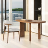 Locke - Modern Upholstered Dining Chair With Frame - Salt / Pepper