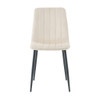 Dining Chair, Modern Kitchen Dining Chair With Cushion Back, Upholstered Side Chair With Coated Metal Legs, Family Kitchen Dining Room And Living Room