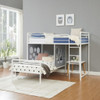 Twin Geo Cutout Colorful L-Shaped Bunk Bed