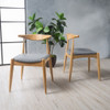 Candescent - Dining Chair With Curved Back And Wood Frame (Set of 2)