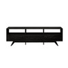 Modern Scandi 3 Door Low Profile TV Stand For TVs Up To 80"
