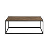 Contemporary Decorative Parquet Top Rectangle Coffee Table - Parquet Veneer Contemporary Decorative Parquet Top Rectangle Coffee Table - Parquet Veneer