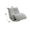 Talmon - Chenille Glider Recliner With Swivel Talmon - Chenille Glider Recliner With Swivel