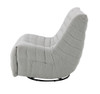 Talmon - Chenille Glider Recliner With Swivel