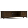 Burlington - Low TV Media Stand - Mahogany Burlington - Low TV Media Stand - Mahogany