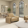 Mason - Arched Arm Chair - Camel Brown Beige Mason - Arched Arm Chair - Camel Brown Beige