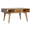 Curved Coffee Table - Oak Curved Coffee Table - Oak